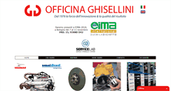 Desktop Screenshot of officinaghisellini.it