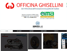 Tablet Screenshot of officinaghisellini.it
